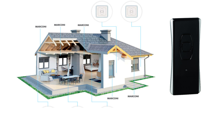 Pilot ASA Go-Elegance-W 1-kanałowy Góra/Stop/Dół